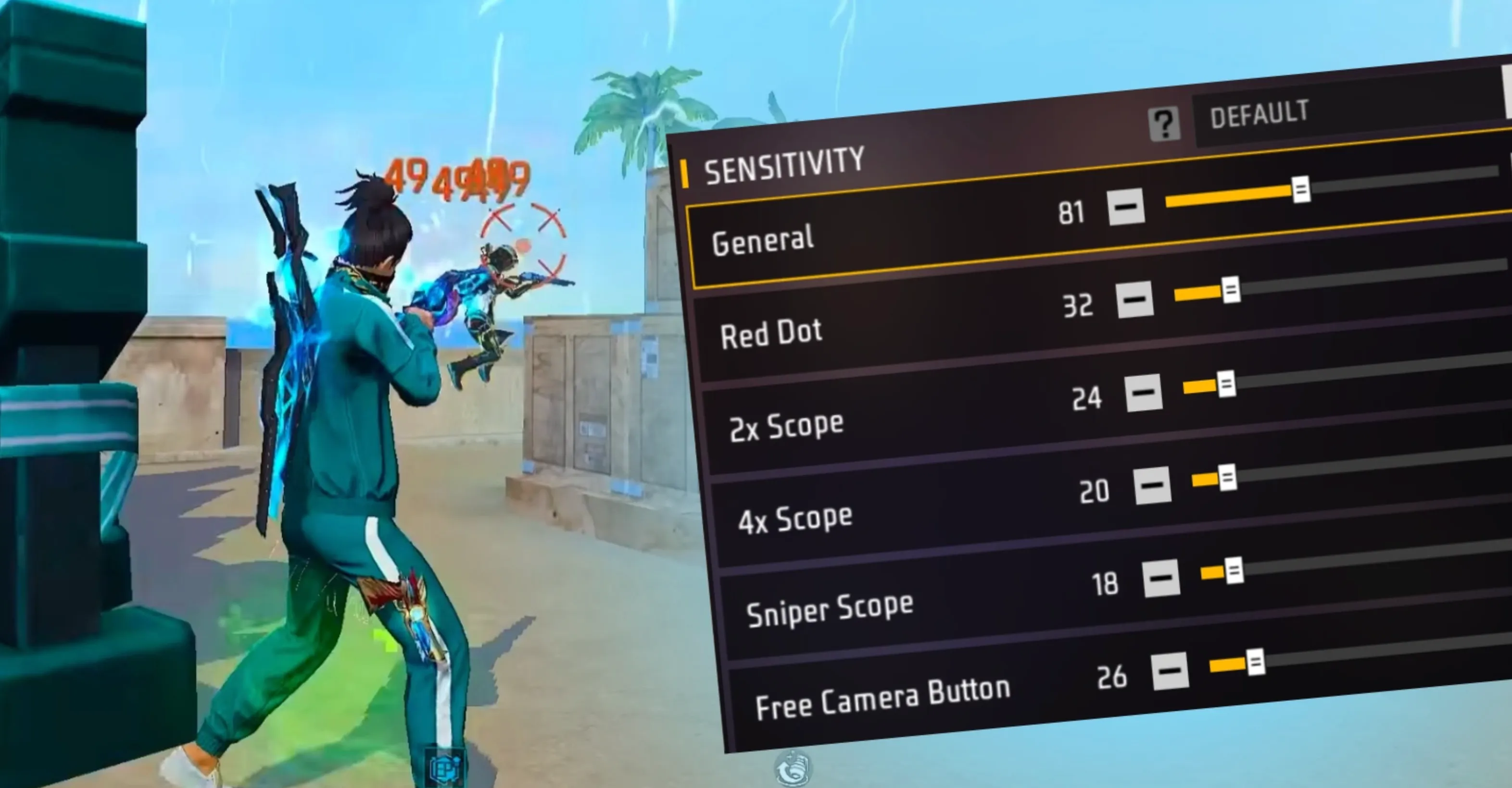 Best Free Fire Sensitivity Settings for Close-Range One-Taps